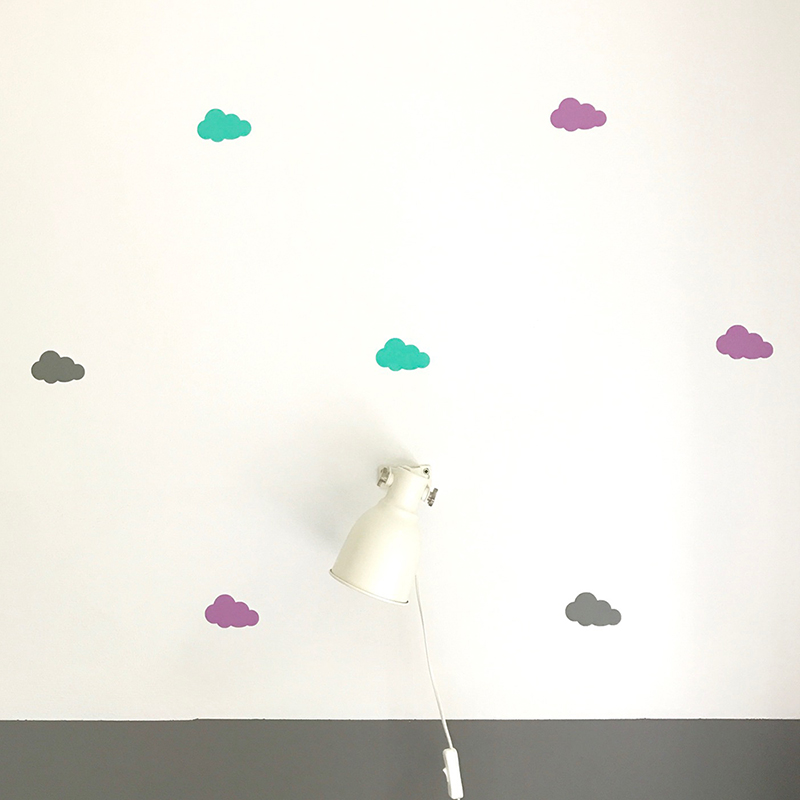 wall decal clouds